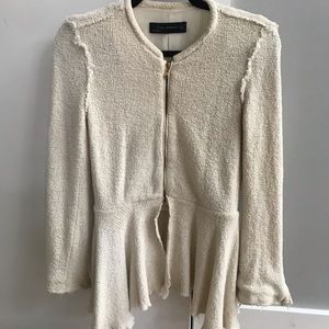 Zara cream jacket